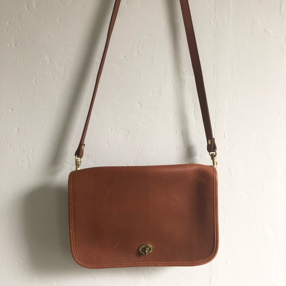Hunt Club Bags Vintage Hunt Club Genuine Leather Flap Crossbody